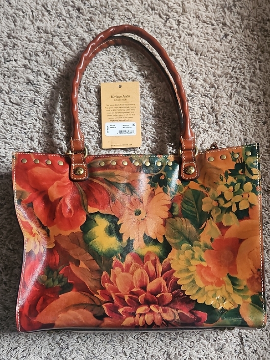 Patricia Nash Handbags - New Patricia Nash Zancona Multicolor Print Tote Shoulder Bag